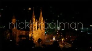 Timelapse of St Peter’s Cathedral at night