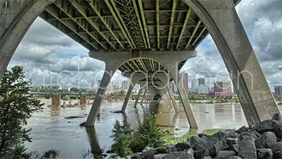 Timelapse of the 9th Street Bridge, Richmond, Virginia